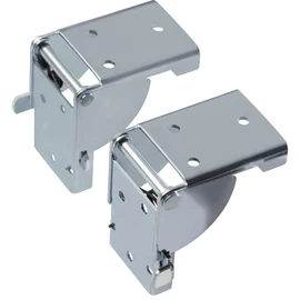 GedoTec® Hinge Fitting - 1 Pair, Folding Bracket, Table Hinge Fitting, Foldable, for Table Legs and Benches, Galvanised Steel, for Table Legs 38 x 38 mm, Brand Quality for Your Living Area
