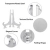 13cm Clear Plastic Easels Or Stand/Plate Holders to Display Pictures
