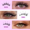 VEYESBEAUTY Lash Clusters Eyelash Extensions Thin & Invisible Band DIY