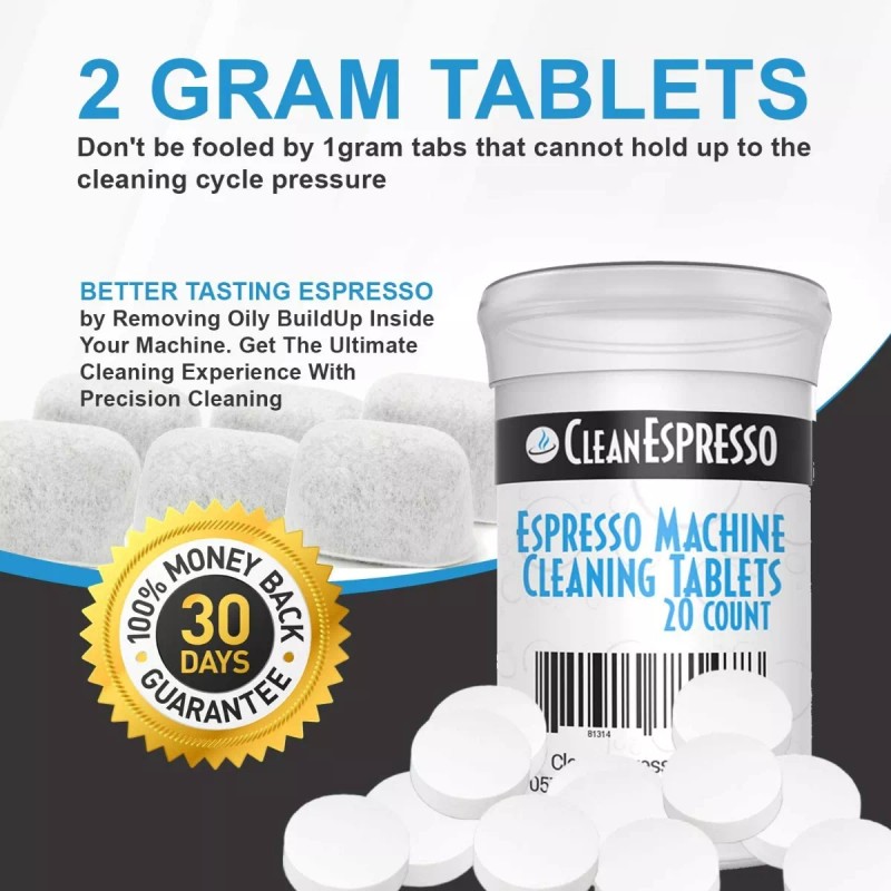 Clean Espreso 20 Tabletas Limpieza Y 6 Filtros Breville