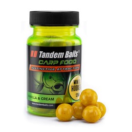 Tandem Baits Carp Feed Fishing Food Hook Bait Carp Food Mini Oil Hookers 12 mm 50 g Vanilla and Cream