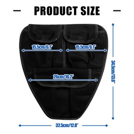 KAMIYONG 1 Piece Front Trunk Side Wall Tool Organizer with Mesh Pocket Bag Fit for Can Am Spyder F3 / F3-S 2015-2025 F3-L / F3-T 2016-2025 Accessories(Black Style)