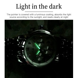 OLEVS Watches for Mens Analog Quartz Silver and Gold Stainless Steel Waterproof Mens Wrist Watches Chronograph Date Luxury Fashion Business Casual Rome Number Diamond Dial