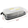 Amber 12V 240 LED Light Bar Roof Top Emergency Beacon