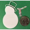 Handmade • Craft-N-Shed SIMPLE SNOWMAN Die-Cuts(12pc) Christmas•Top Hat•Scarf•Wint