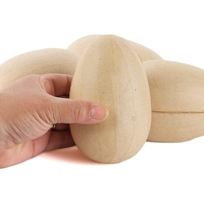 Pack of 24 Fillable Paper Mache Egg Boxes by Factory