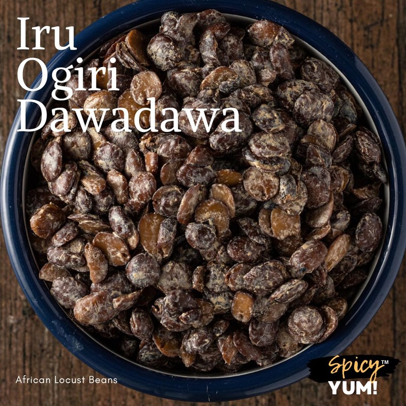 Spicy Yum! African Locust Beans (Whole, Fermented) – Iru, Dawadawa