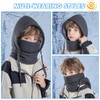 AYPOW Kids Winter Warm Balaclava Hat 4-10 Years, Multifunctional Double