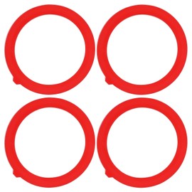 Veemoon 4 Pcs Toilet Tank Gasket Replacement, Toilet Seal Gasket Replacement Flush Valve Seal Toilet Silicone Ring Gp1059291 Toilet Tank Parts Gasket Toilet Inside Tank Kit