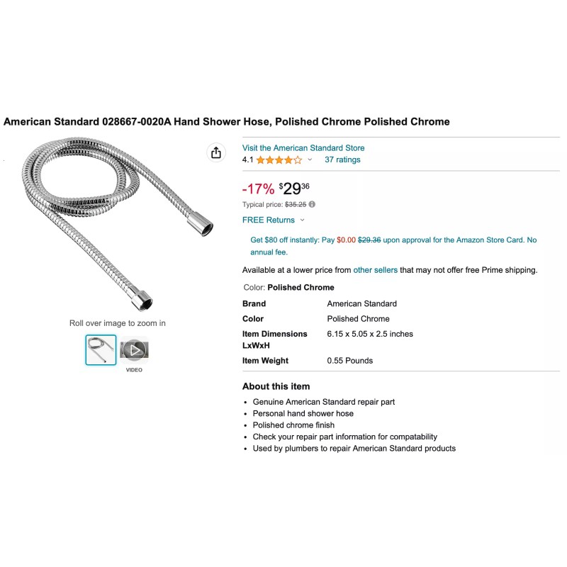 American Standard New - American Standard - Single Function Water-Saving