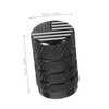 ABOOFAN 4pcs American Flag Tire Valve Caps Durable Tire Stem