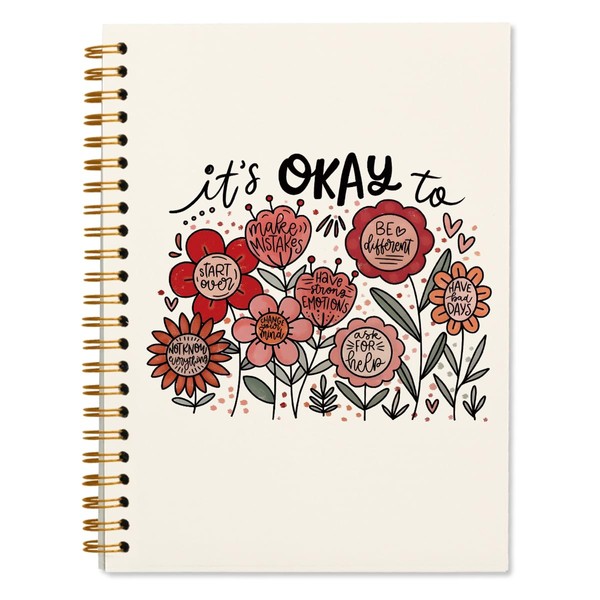 WXHUM Cute Floral Bible Notebook Journal for Girls Women, Journaling