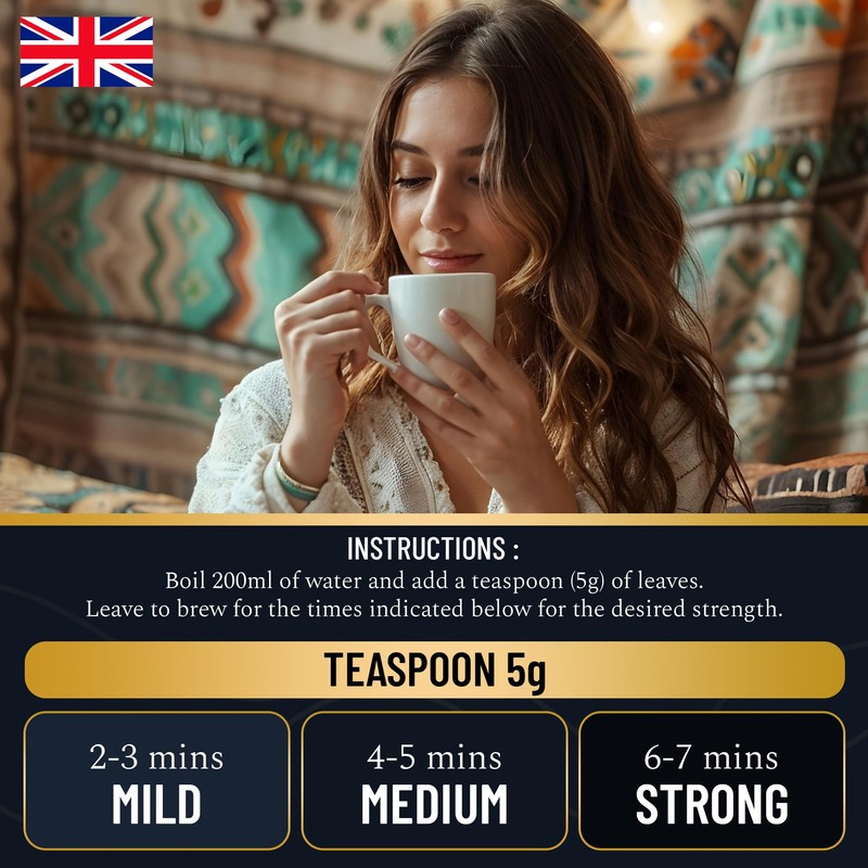 Mullein Tea with Luxury Teaspoon & Biodegradable Filters | Herbal