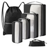 kookoomia 6-Piece Compression Suitcase Organiser Packing Cubes Compression Packing Cube