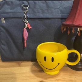 Popfizzy Double Sided Pink Pickleball Keychain for Women, Bling Purse Charm, Rhinestone Bag Charm, Pickleball Gifts for Women