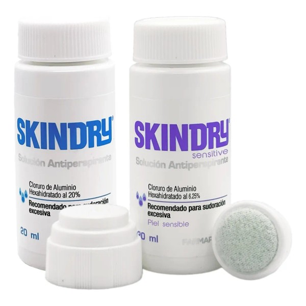 Skindry Kit Antitranspirantes y Antiperspirante Piel Sensible Y Piel Normal