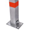 neolun Durable and Visible Parking Bollard with Lock for Enhanced