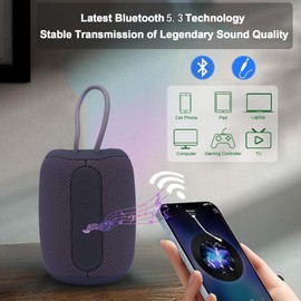 Generic Portable Wireless Bluetooth Speaker, Outdoor Handheld Colorful Lighting Speaker, subwoofer, True Wireless Stereo, Hands-Free Call, 3.5mm Jack Small Speaker, JT153