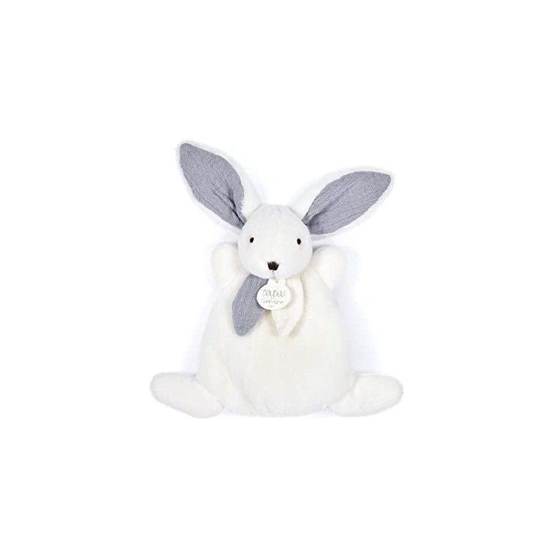 Doudou et Compagnie - Mini Cuddly Toy Rabbit - Happy