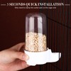 Weewooday 4 Pieces Automatic Bird Feeder Cage Water Dispenser Bird