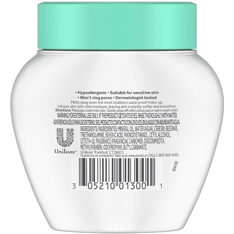 Pond's Cold Cream Cleanser 3.5 oz (Pack of 4)