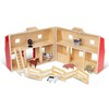 Melissa & Doug Fold and Go Wooden Barn With 7