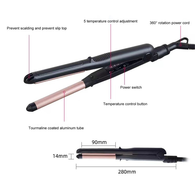 Hair Roots Lifting Straightener Constant Temperature Ceramic Panel Hair Straightening