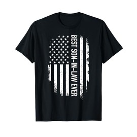 Best son-in-law ever US american vintage flag T-Shirt