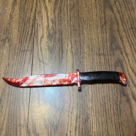 Ghostface scream “Bloody Large Full size Version” Foam knife prop