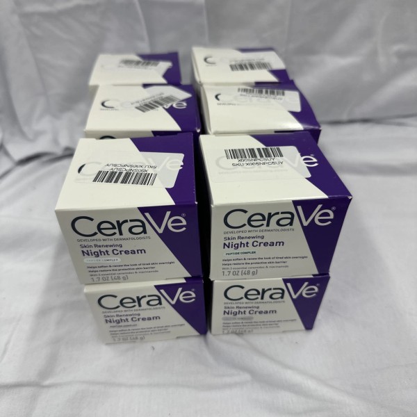 CeraVe Skin Renewing Night Cream 1.7oz Ceramide Peptide Complex 12