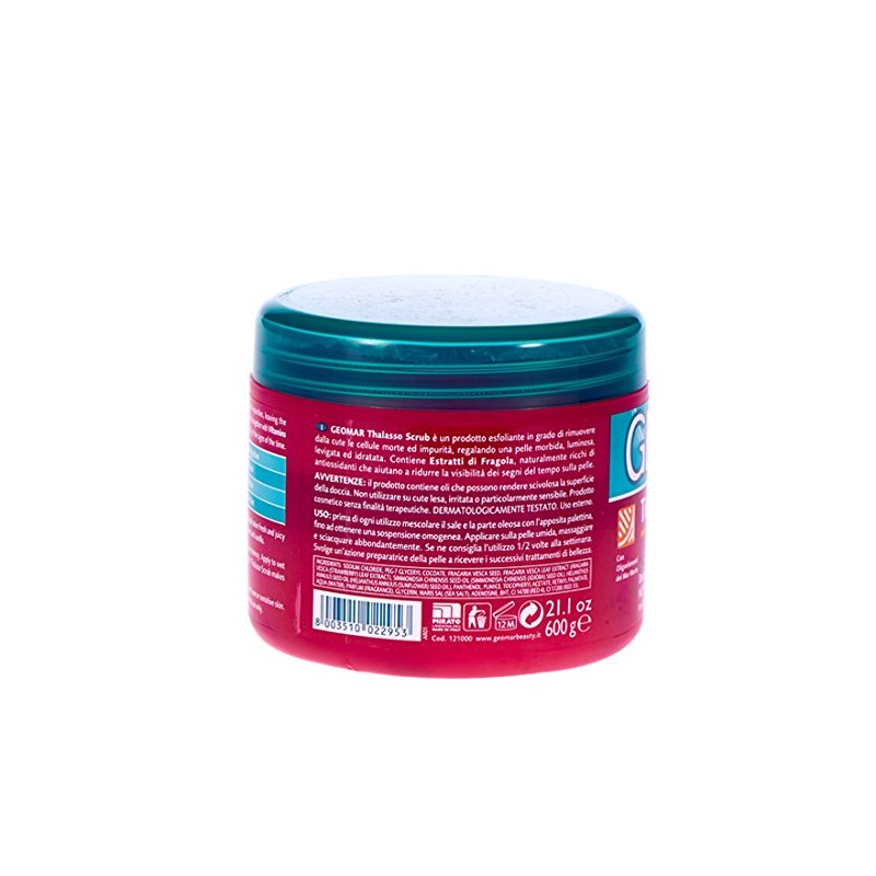 GEOMAR Thalasso Scrub Exfoliating Emollient with Strawberry 600g.