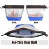 WELKINLAND 10-Inch Clear Tool Pouch Organizer - 4 Pcs Zipper