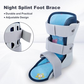 Ferula Bota Ortopedica Corta Infantil Esguince Inmovilizador Tobillo Para Niño y Niña, Bota para Esguince de Tobillo, Bota Ortopédica Pie Izquierdo/Derecho (Longitud 19cm, Altura 20cm)