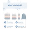 Narwey 6 Set Compression Packing Cubes for Backpack and Suitcases,