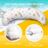 BYRIVER 32" Contour Small Mini Body Pillow Cuddle Pillow for
