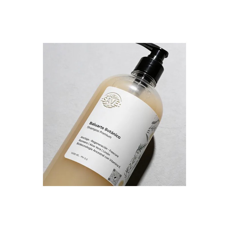Shampoo Premium Baluarte Botánico - Romero, Sábila - 1l