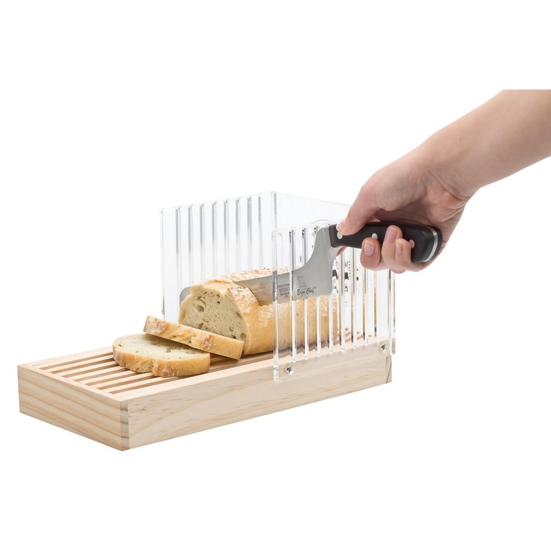 Mrs. Anderson's Baking Bread Cutter Slicing Guide with Crumb Catcher,