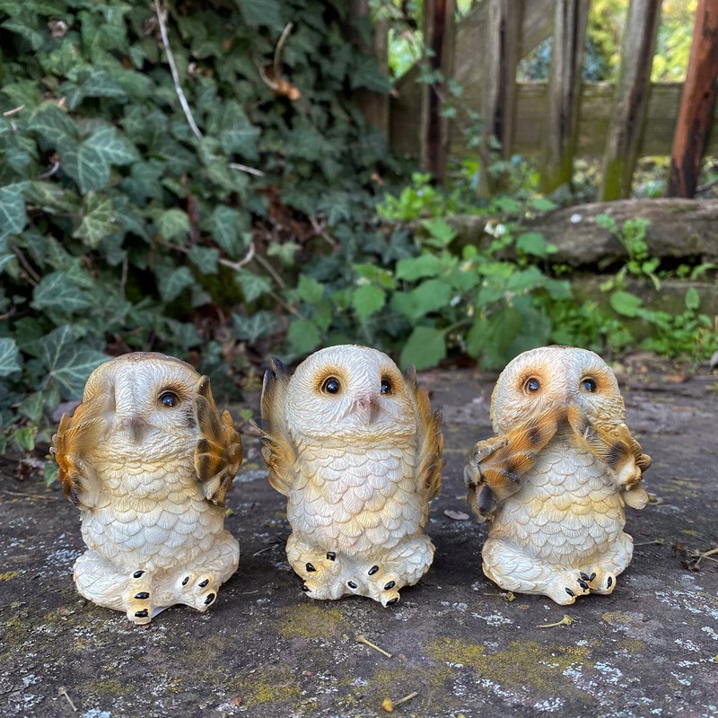 Objectz - Three Little Owls - Hear Nothing See Say
