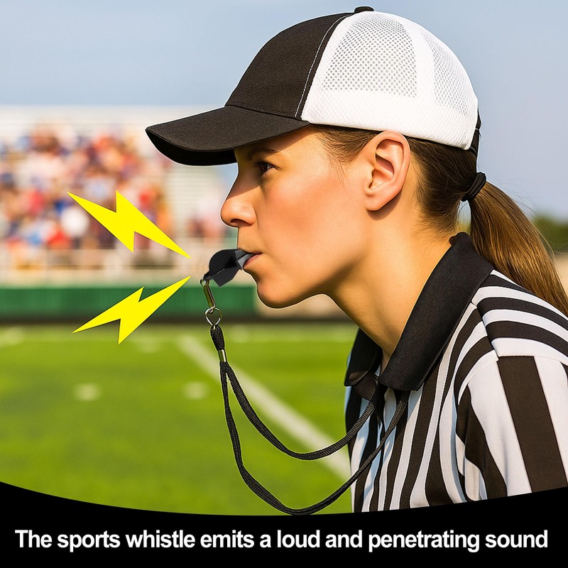 2Pcs Handheld Whistles Ultra Loud Referee Whistle Crisp Sound Sports