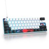 Ussixchare 60 Percent Gaming Keyboard 61 Keys Mechanical Keyboard Ultra