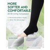 SONORAN 1Pair Compression Stockings for Women Men 20-30 mmHg Open