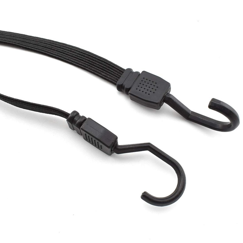 SDTC Tech 4-Pack 36 Inch Flat Bungee Cords with Hooks