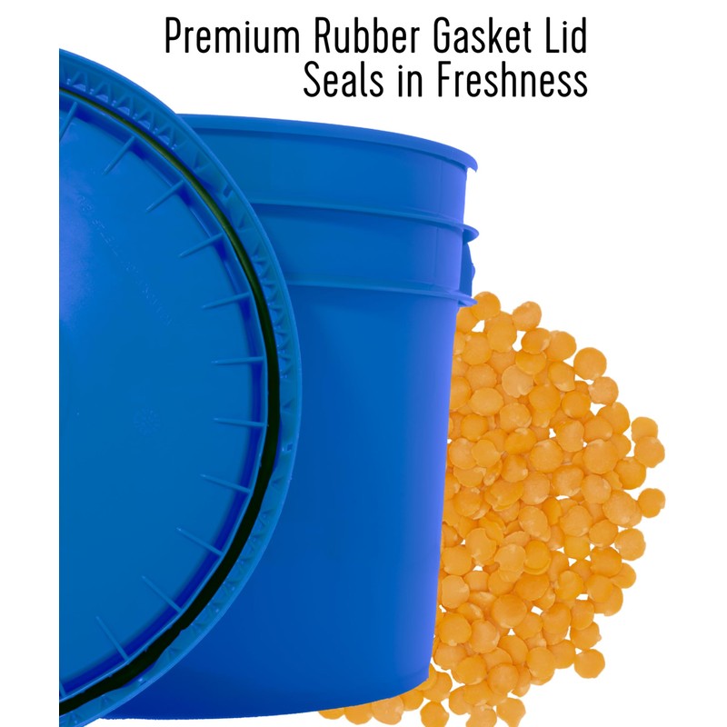 Red Lentils | 25 LBS | Emergency Food Storage Bucket