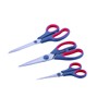 Avanti Dura Edge Scissors 3-Pieces Set,Blue/Red
