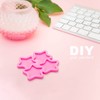 Star Resin Silicone Mold Badge Reel Mold Epoxy Resin Casting