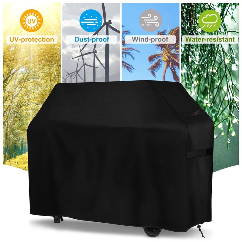 420D Oxford Fabric Waterproof BBQ Grill Cover Heavy Duty Waterproof