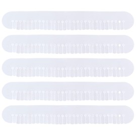 YANTAISIYU Protectores De Protección Contra El Calor Para Extensiones De Cabello Espaciadores De Múltiples Orificios Plantillas Protectoras De Pegamento Fusion Para Extensiones De Cabello 15 Piezas