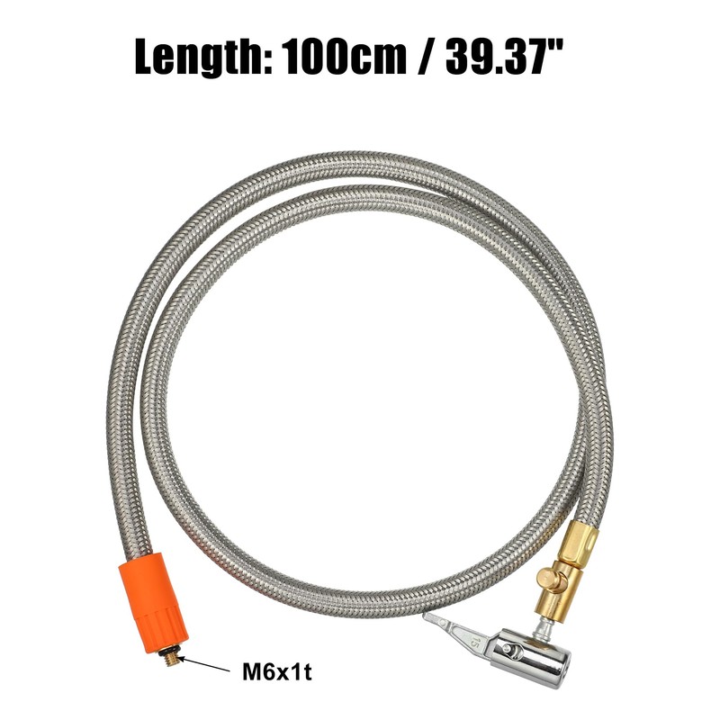 QUARKZMAN Flexible Tyre Inner Tube Adapter M6 with Bleed Valve