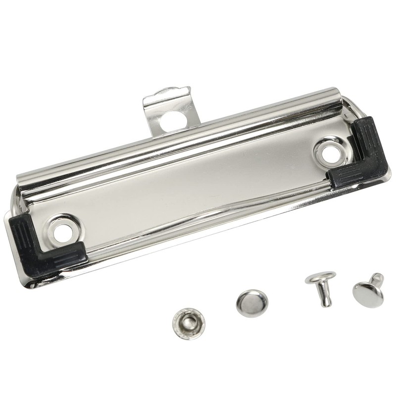 RLECS 5pcs Metal Hardboard Clips 3.9" with Rubber Feet and