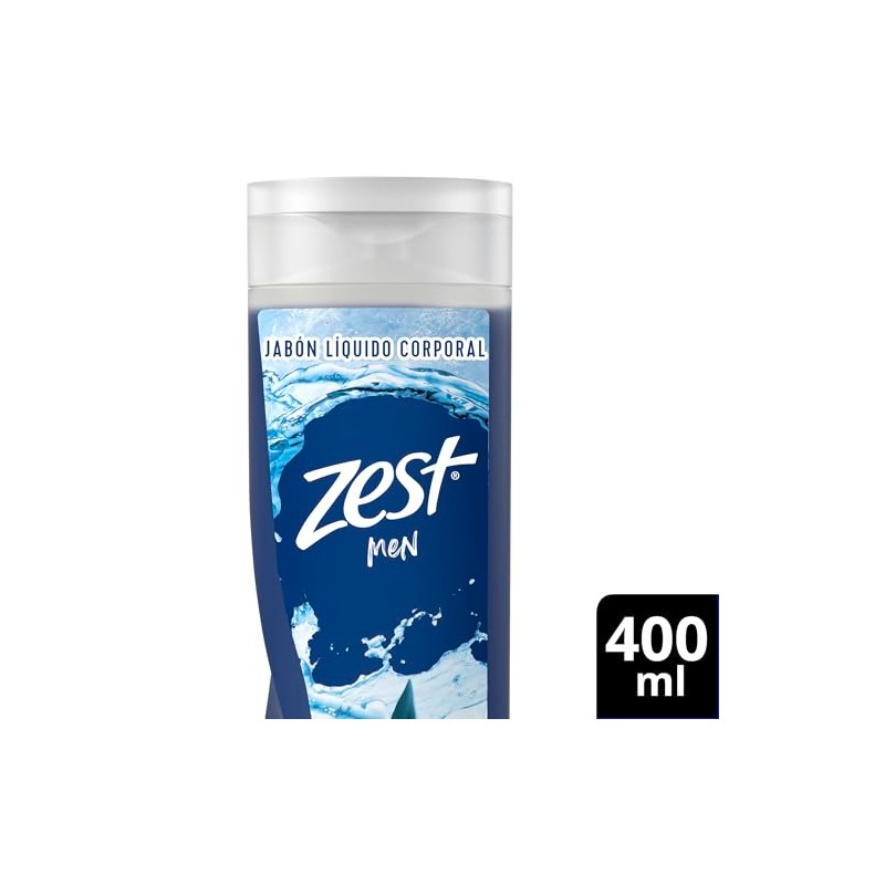 Jabón Líquido Corporal Zest Men 400 ml